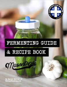 Fermenting guide and recipe book from Masontops.
