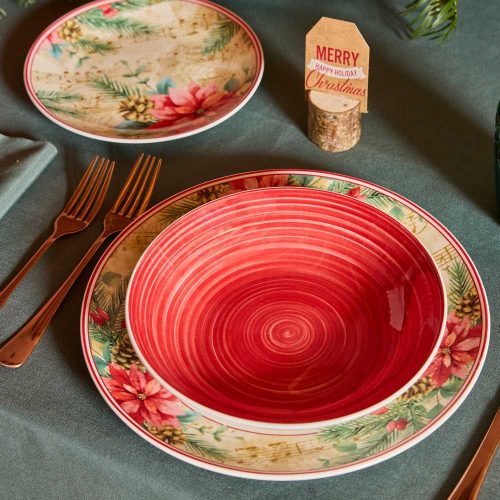 Tognana Christmas Sinfonia, karácsonyi porcelán étkészlet