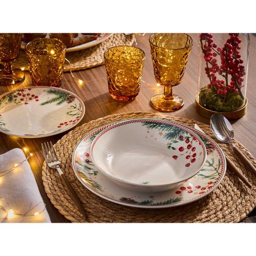 Tognana Christmas Candy, karácsonyi porcelán étkészlet